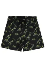 Erkek Çocuk Deniz Şort 2-5 Yaş Siyah - Paket