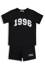 Ensemble d'équipe garçon 2-5 ans Noir - Emballage