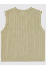 Gilet bébé 0-24 mois Café au lait - Emballage