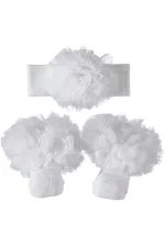 Bebek Çorap Setleri 0-24 Ay Beyaz - Paket