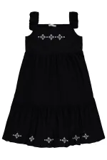 Girls' Jumpsuit and Dress, Ages 10-13, Black - Package