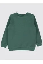 Erkek Çocuk Sweatshirt 6-9 Yaş Soft Haki - Paket