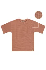 T-shirt garçon, 10-13 ans, saumon foncé - Lot T-shirt garçon, 10-13 ans, saumon foncé - Lot