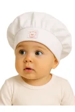 Bebek Bebe Şapka Bere ve Setler 0-24 Ay Ekru - Paket