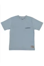 Boys' T-Shirt, Ages 6-9, Soft Indigo - Pack
