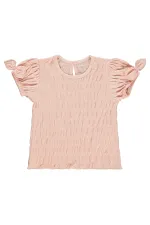 T-shirt bébé 0-24 mois, couleur poudre - Lot