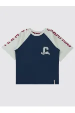 Lot de T-shirts bleu marine pour garçons de 6 à 9 ans