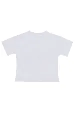Kız Çocuk Tişört 2-5 Yaş Beyaz - Paket