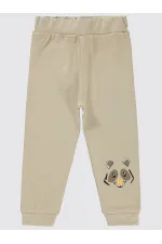 Bas de survêtement garçon 2-5 ans Lait d'avoine - Emballage