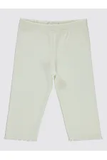 Collants pour filles de 6 à 9 ans, écru - Paquet