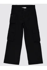 Pantalon noir pour fille de 6 à 9 ans - Lot