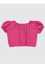 Girls' T-Shirt 10-13 Years Bright Pink - Package