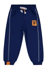 Bas de survêtement bleu marine pour garçon de 2 à 5 ans - Lot