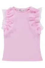 Kız Çocuk Tişört 6-9 Yaş Pembe - Paket