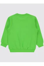 Boy Sweatshirt 2-5 Years Old Lime Green - Pack