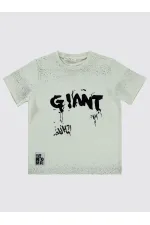 Boys T-Shirt 10-13 Years Old Light Gray - Package