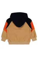 Sweat-shirt garçon 2-5 ans couleur pierre - Lot