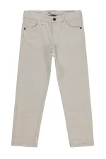 Pantalon garçon, 10-13 ans, couleur pierre foncée - Emballage