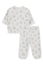 Baby Bodysuit Sets 0-24 Months, Ecru - Package