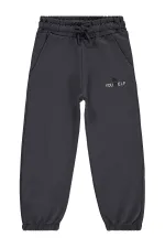 Girls' Sweatpants, Ages 2-5, Anthracite - Pack