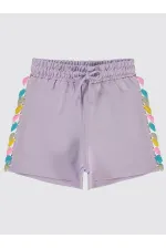 Kız Çocuk Şort 6-9 Yaş Lila - Paket