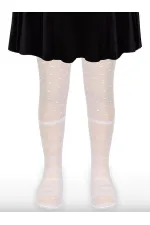 Collants blancs pour fille de 2 à 9 ans - Lot