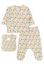 Baby Bodysuit Sets 0-24 Months Ecru - Package