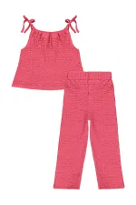 Kız Çocuk Takım 2-5 Yaş Nar - Paket