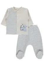 Baby Bodysuit Sets 0-24 Months Blue - Package