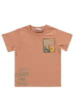 Erkek Çocuk Takım 2-5 Yaş Kiremit - Paket