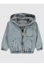 Kız Çocuk Ceket 2-5 Yaş Açık Mavi - Paket