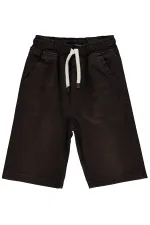 Pantalon Capri garçon, 6-9 ans, marron café - Lot