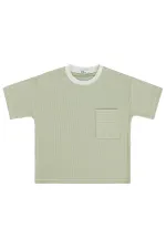 Boys' T-shirt, Ages 6-9, Light Green - Pack