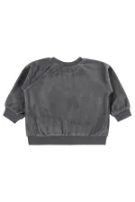 Bebek Sweatshirt 0-24 Ay Koyu Gri - Paket