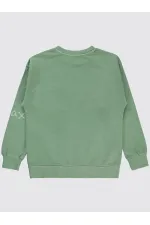 Sweat-shirt garçon 6-9 ans kaki - Emballage
