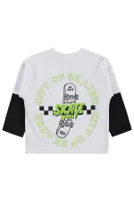 Erkek Çocuk Sweatshirt 2-5 Yaş Beyaz - Paket