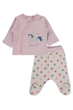 Ensemble pyjama bébé 0-24 mois rose pastel - Emballage
