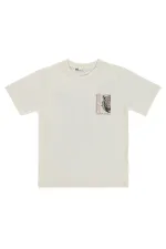 T-shirt garçon KM 10-13 ans écru - Emballage