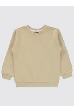 Kız Çocuk Sweatshirt 2-5 Yaş Yulaf Sütü - Paket