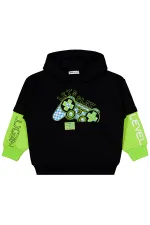 Boys Sweatshirt 6-9 Years Black - Pack