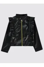 Veste noire pour fille de 6 à 9 ans - Emballage