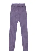 Leggings pour filles de 6 à 9 ans, lilas - Paquet