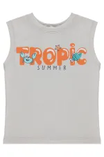 Erkek Çocuk Tişört 2-5 Yaş Koyu Taş Rengi - Paket