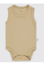 Bebek Çıtçıtlı Badi 0-24 Ay Sütlükahve - Paket