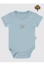 Bebek Çıtçıtlı Tulum 0-24 Ay Mavi - Paket Civil