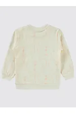 Kız Çocuk Sweatshirt 2-5 Yaş Ekru - Paket
