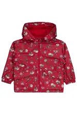 Kız Çocuk Yağmurluk 2-5 Yaş Bordo - Paket