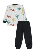 Erkek Çocuk Pijama Takımı 2-5 Yaş Füme - Paket