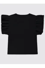 Girls' T-Shirt 10-13 Years Old Black - Pack