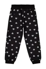 Bas de survêtement noir pour filles (6-9 ans) - Lot